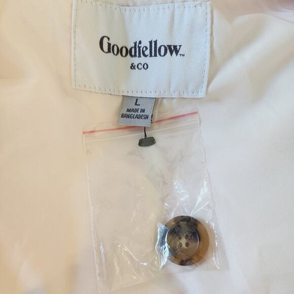 Goodfellow & Co. Women's Linen Blend Pink Shacket Blazer Size Large - Picture 5 of 7